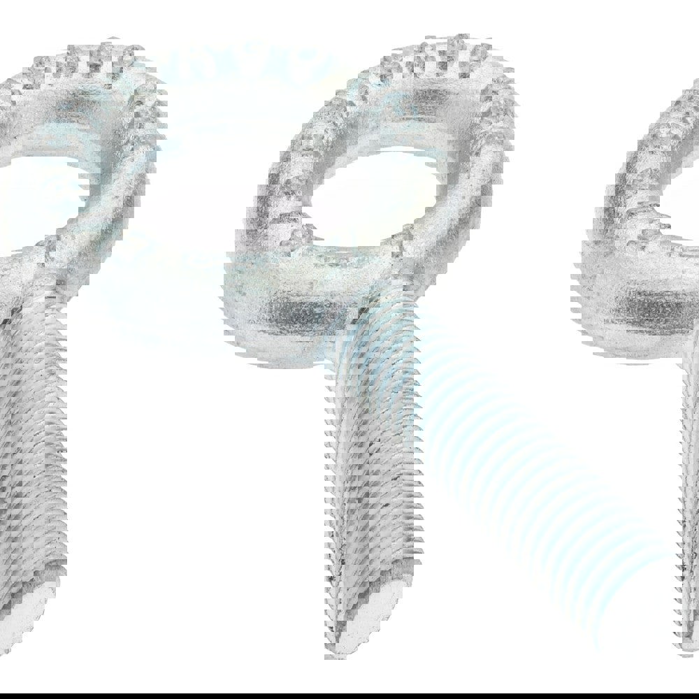 Fixed Lifting Eye Bolt: Without Shoulder, 4,000 lb Capacity, 5/8-11 Thread, Grade C-1035 Steel